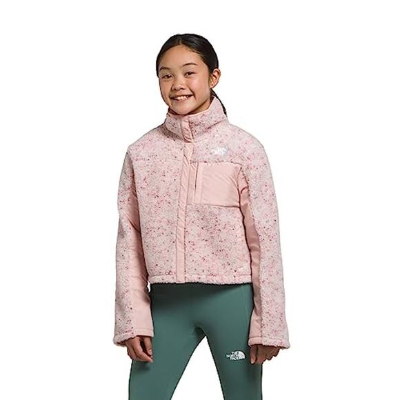 NWT The North Face Girls’ Fleece Mashup Jacket Pink Moss Size XX-Large - Picture 1 of 2